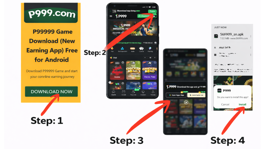 P9 Game Download Process